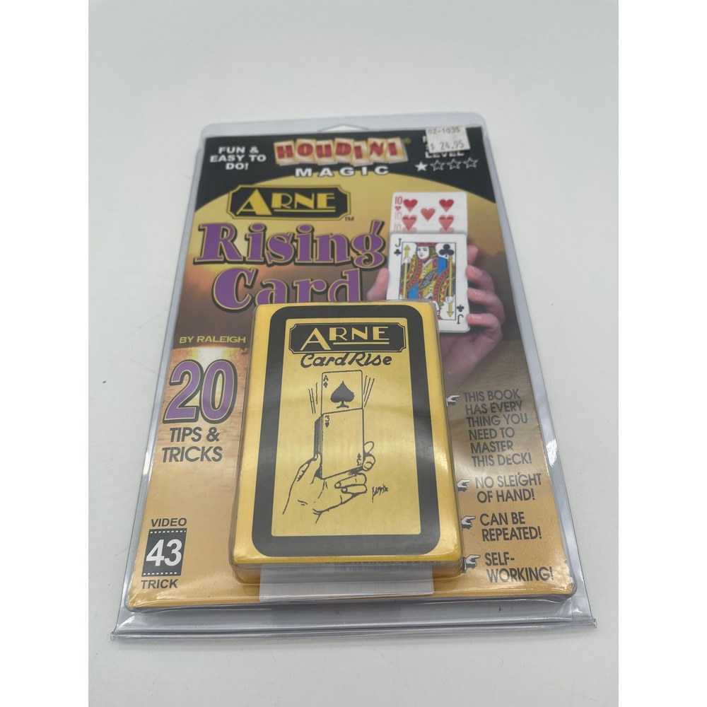 Arne Rising Card Magic Trick Houdini Magic Bicycle Poker 808 Deck Raleigh NEW